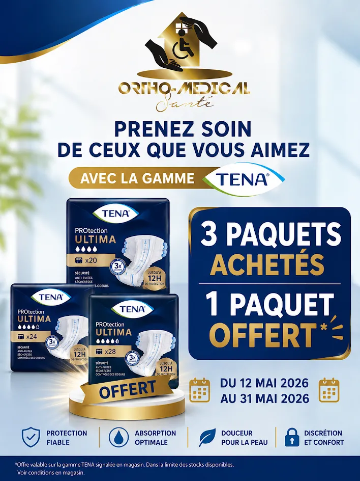 Promotion tena 3 paquets achetés 1 offert du 12 Mai au 31 Mai