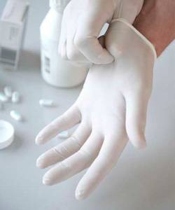 gants poudre differentes matieres sur Carnoules près de Correns