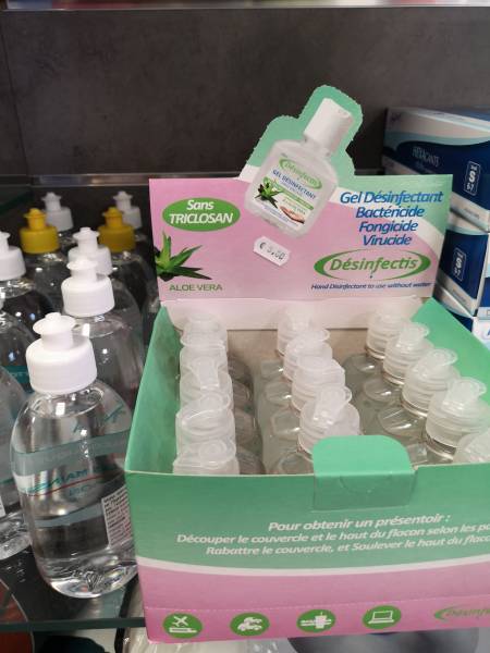 gel hydroalcoolique format de poche dans le 83 près de Toulon