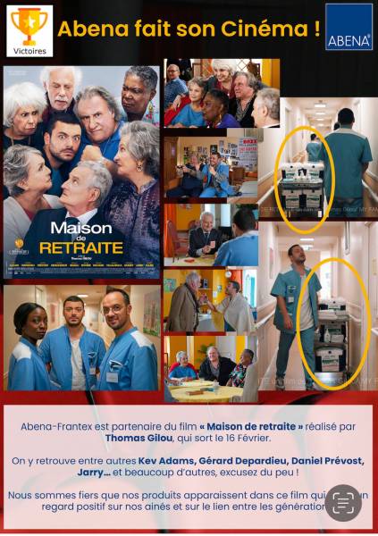 Abena est partenaire du film Maison de retraite