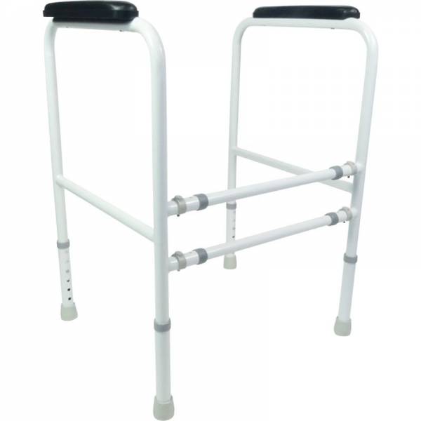 accoudoirs de toilette pour réduire la pression sur les aticulations