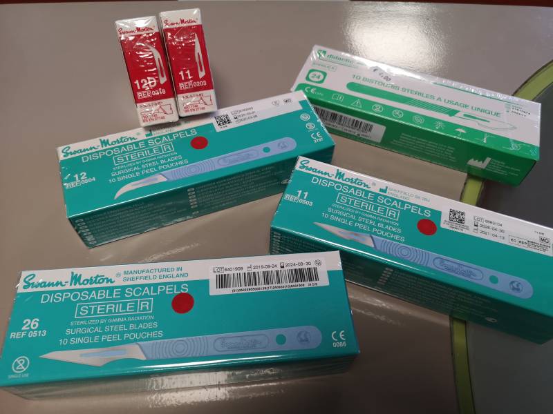 Bistouris pour pédicure podologue sur Sollies pont et carnoules das le var près de toulon