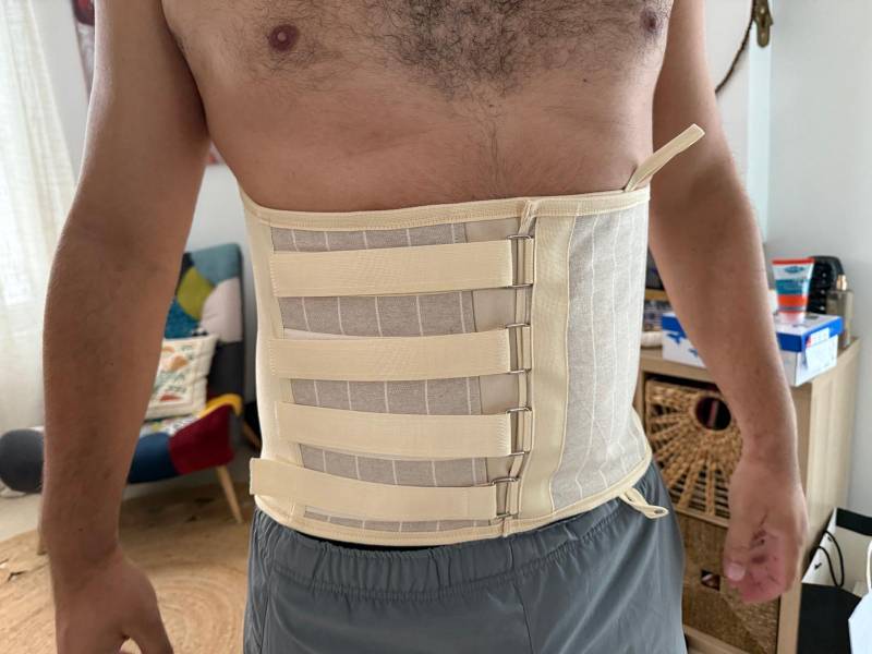 Ceinture lombaire sur mesure – fabrication artisanale