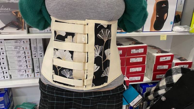 Corset d’immobilisation personnalisé