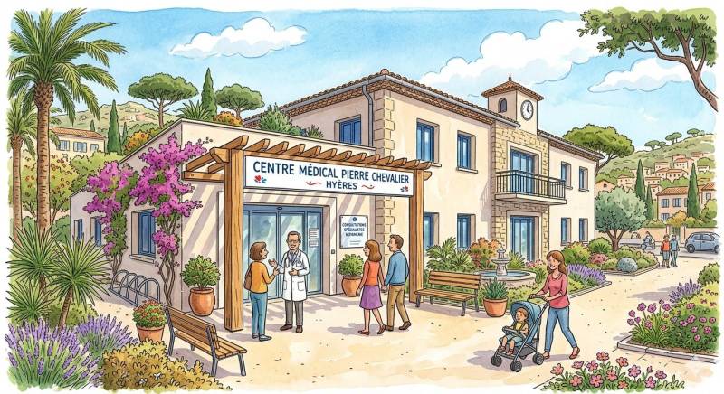 Centre SSR de Hyères Pierre Chevalier près de Solliès-Pont dans le Var