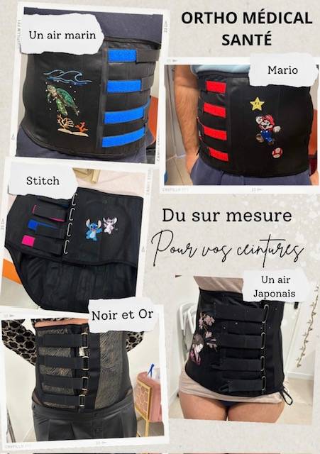 Corset médical sur mesure pour femmes et hommes, fabrication sur Toulon près de La Garde dans le Var
