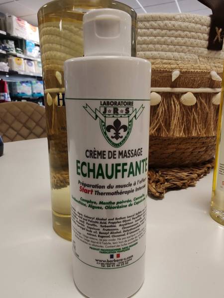 crème échauffante pour préparation du muscle à l'effort