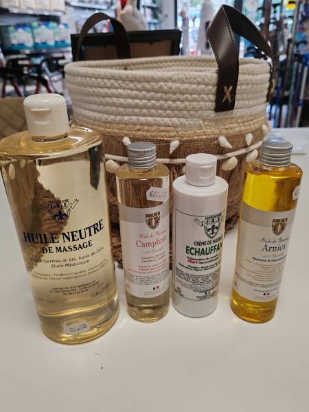 Huiles & Crèmes de massage françaises