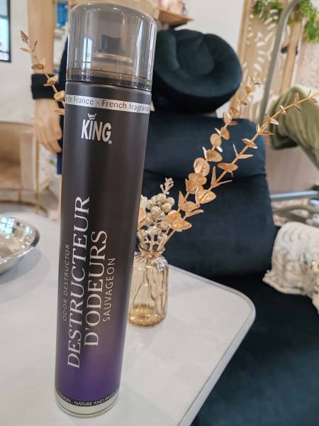 spray destructeur d’odeurs parfum Sauvageon