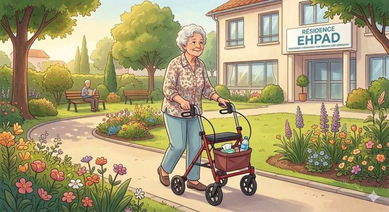 ehpad pin et soleil sur pignans