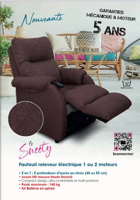 fauteuil releveur électrique confort 1 ou 2 moteurs sur Sollies dans le Var près de toulon