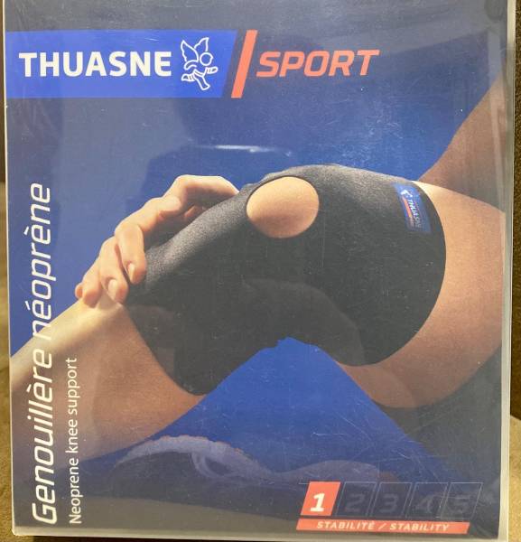 genouillère sport néoprène baleinée pour entorse sur Toulon près de Hyères