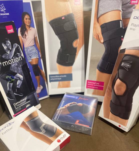 Genouillères orthopédiques – Maintien, protection et confort chez Ortho Médical Santé