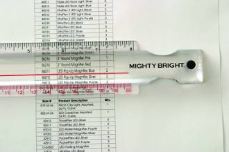 règle loupe à faire glisser sur une feuille sur Sollies-Pont près de La Farlède