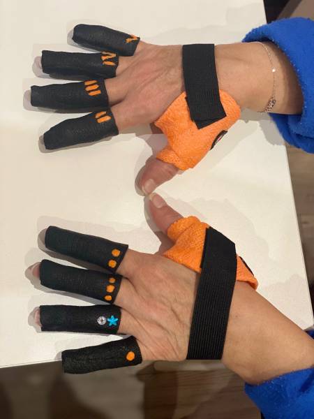 orthèses de doigts avec pouce pour arthrose