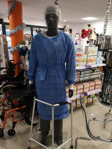 surblouse médicale et visiteur jetable sur Carnoules et Solliès-Pont