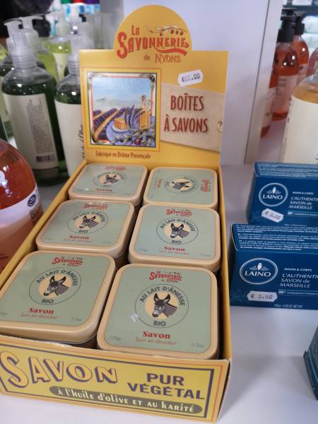 savon bio au lait d'ânesse sur Solliès-Pont dans le Var