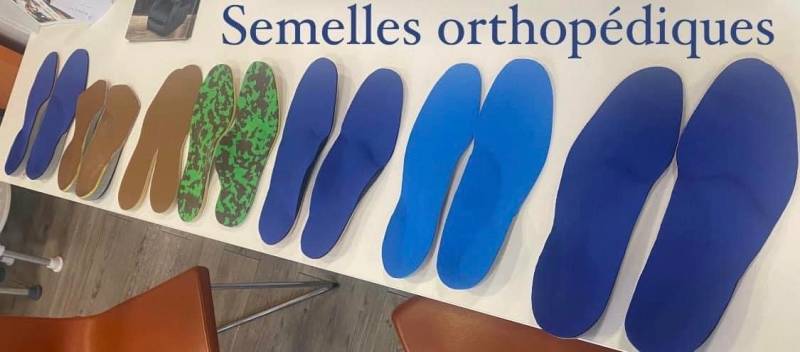 semelles orthopédiques avec bilan ou orthèse plantaire sur mesure orthopédiste orthésiste podologue 